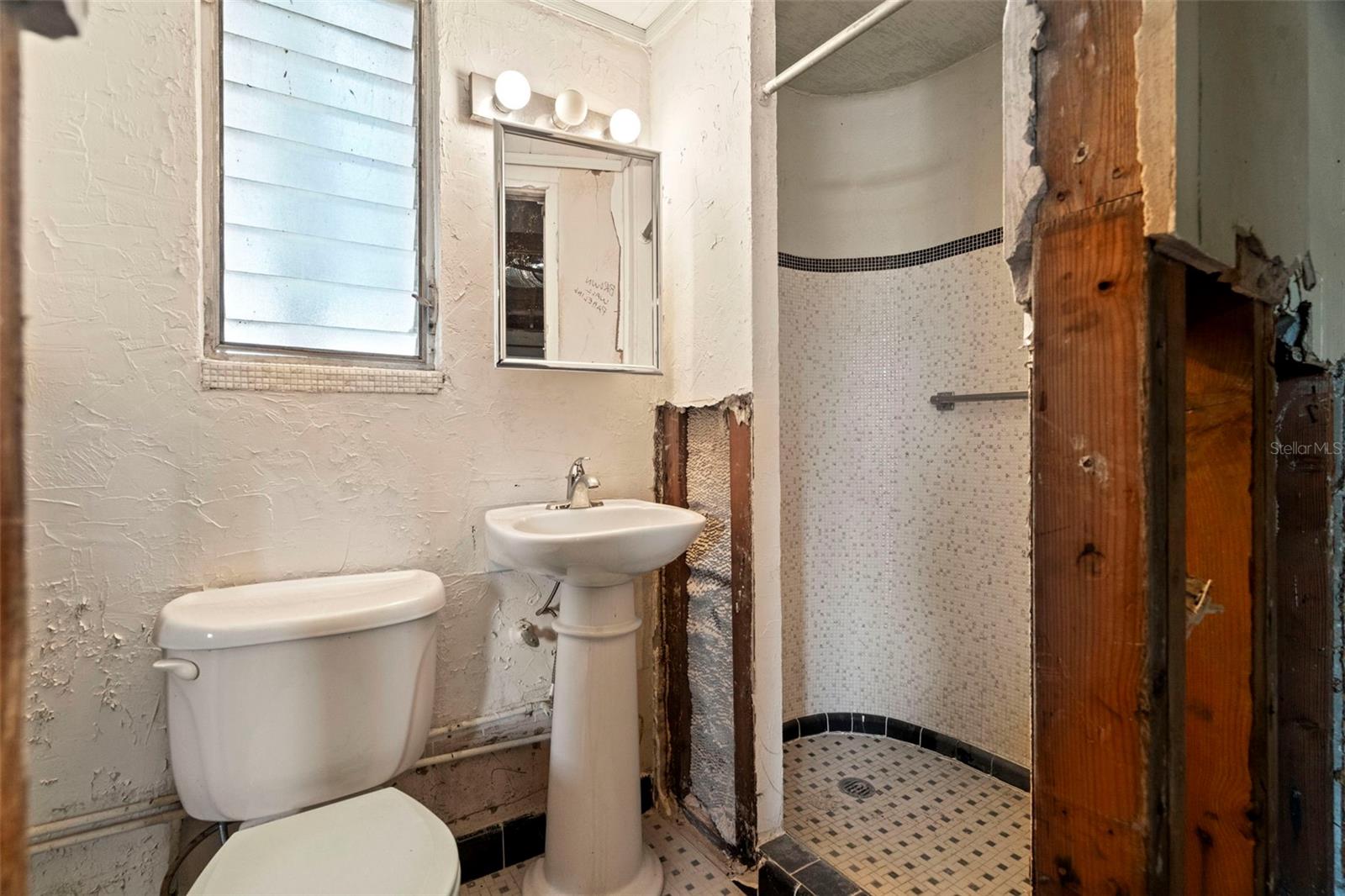 Garage bathroom