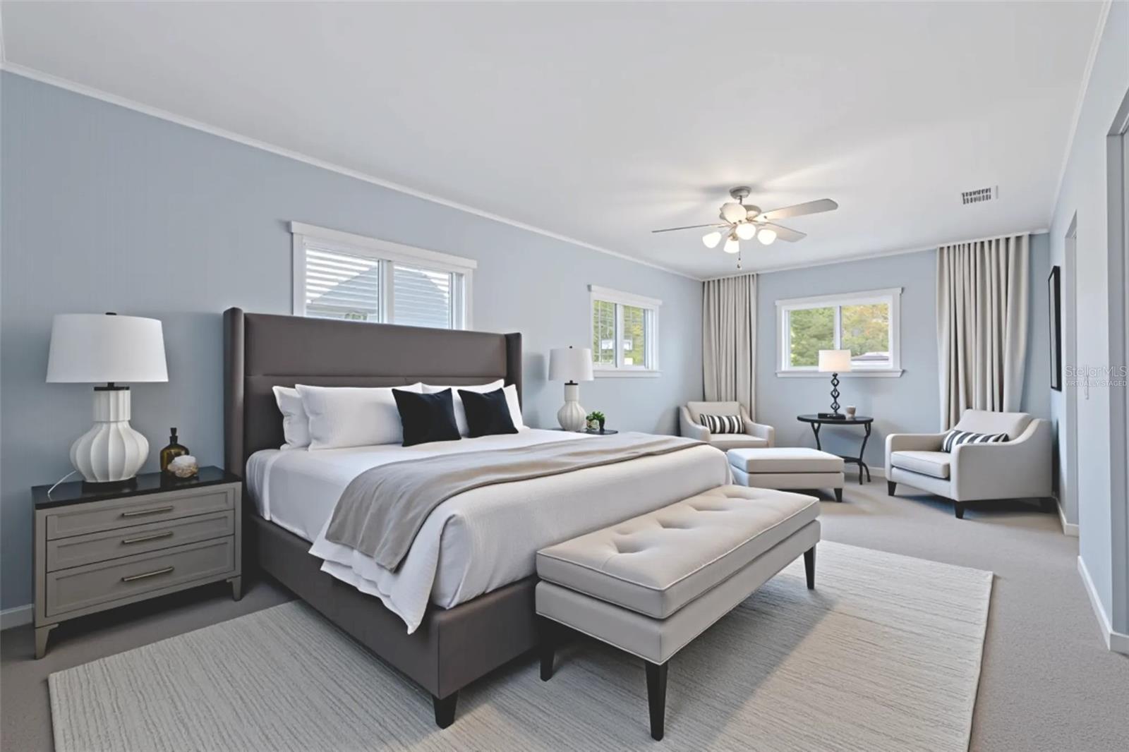 2nd Bedroom Virtually staged