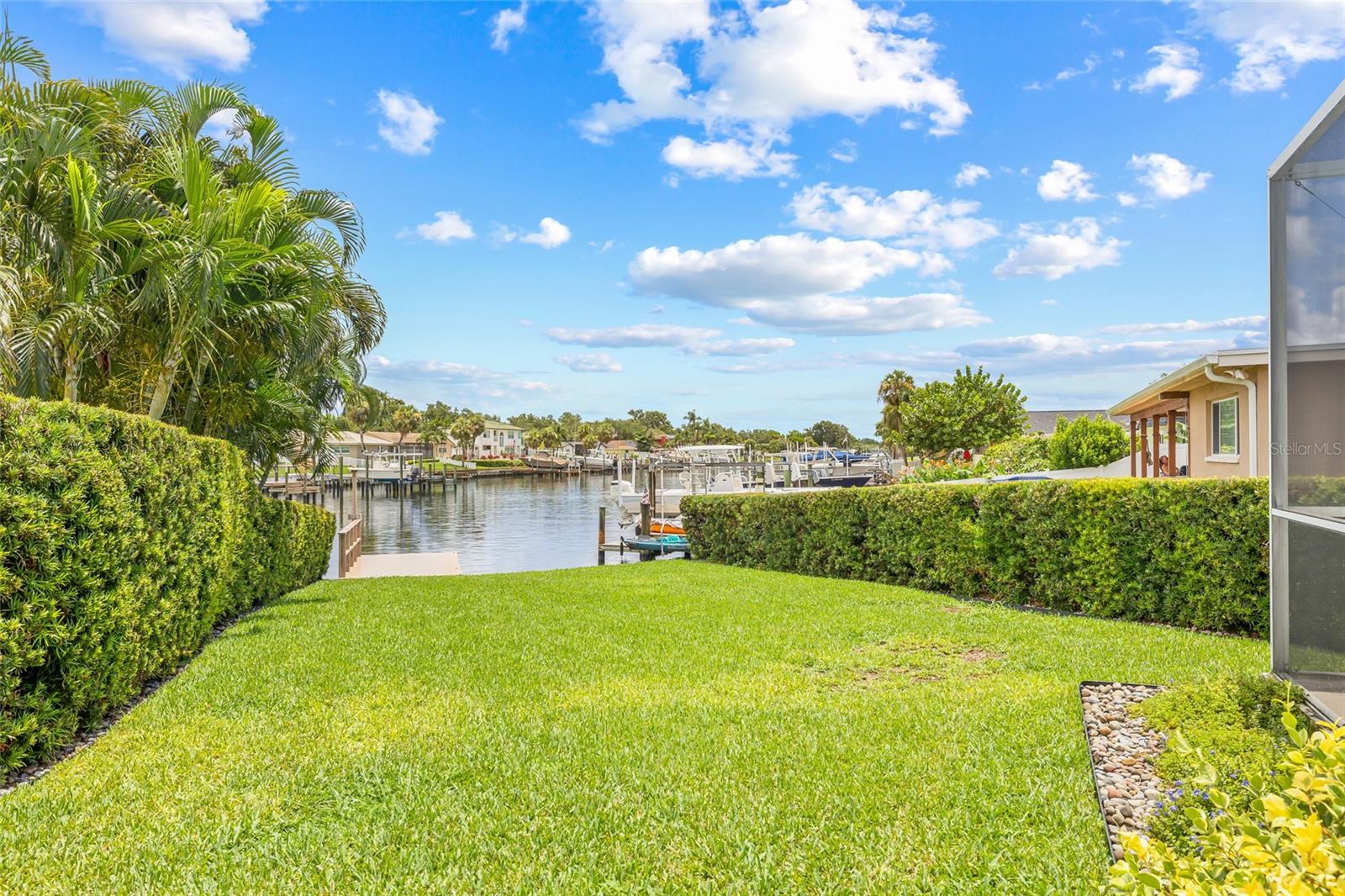 Back yard to the dock