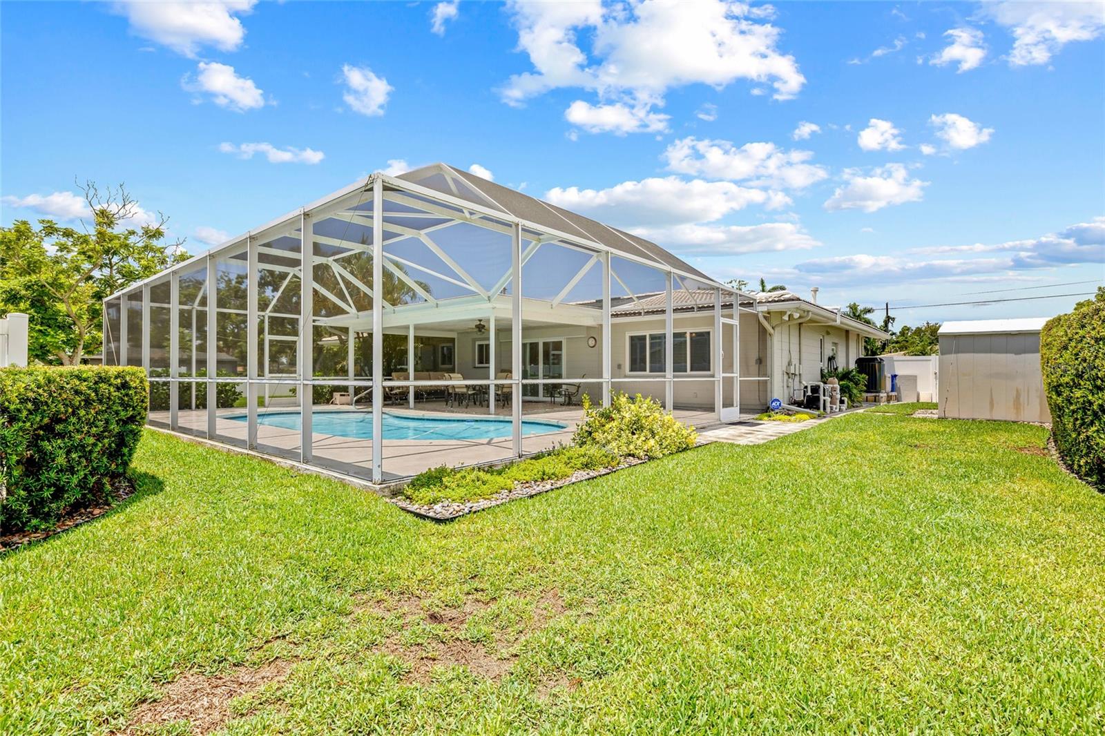 view from dock to house