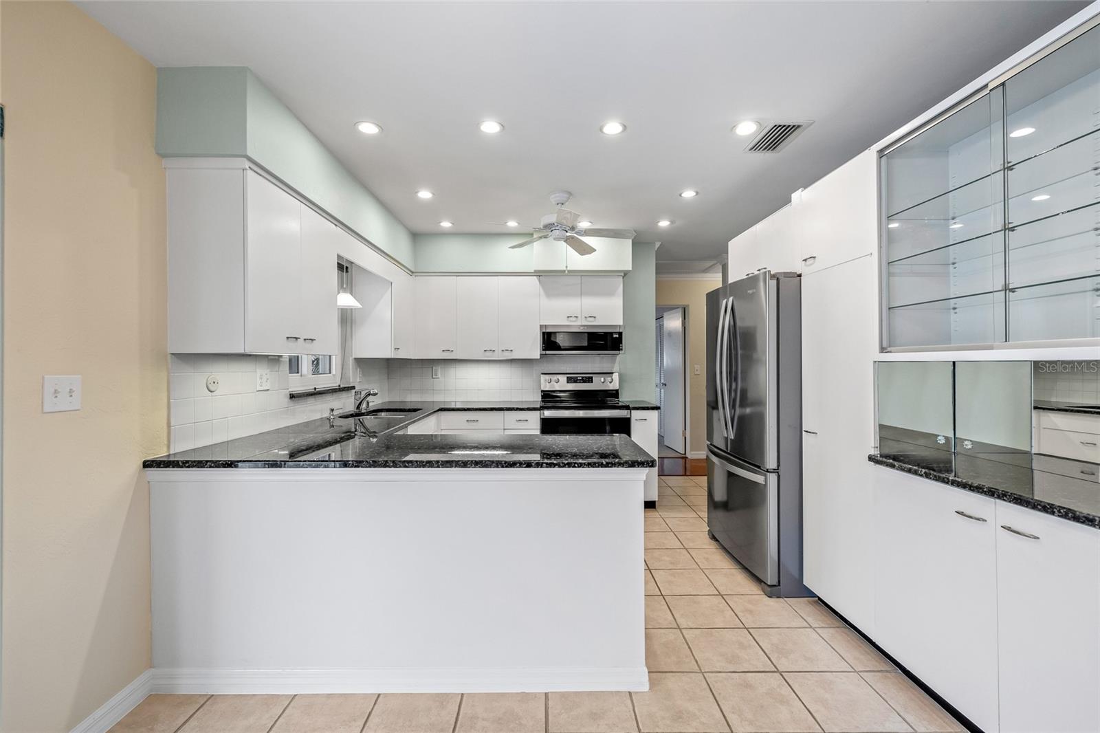 Kitchen from dining area