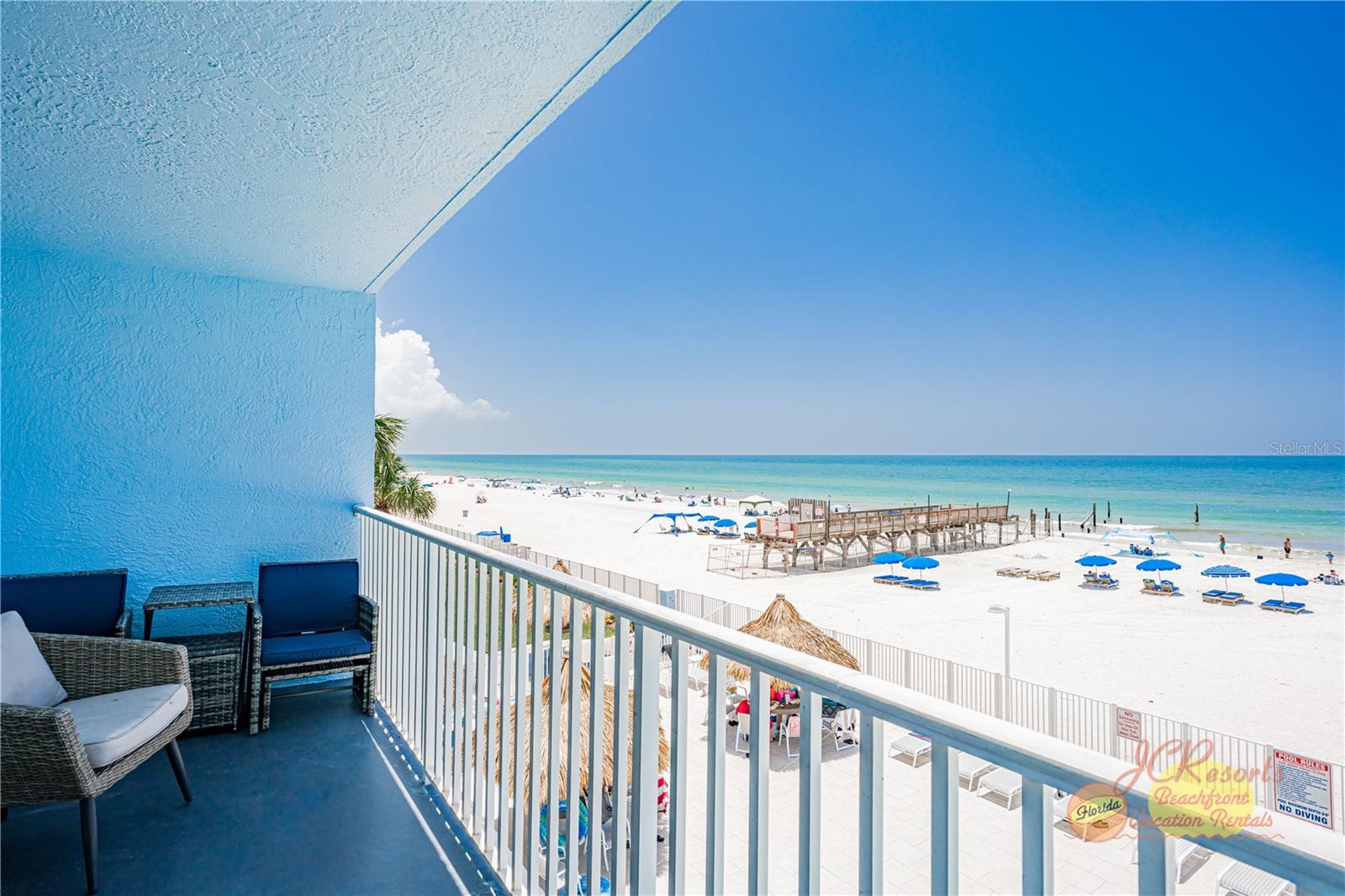 Spectacular view from the balcony looking Southwest
