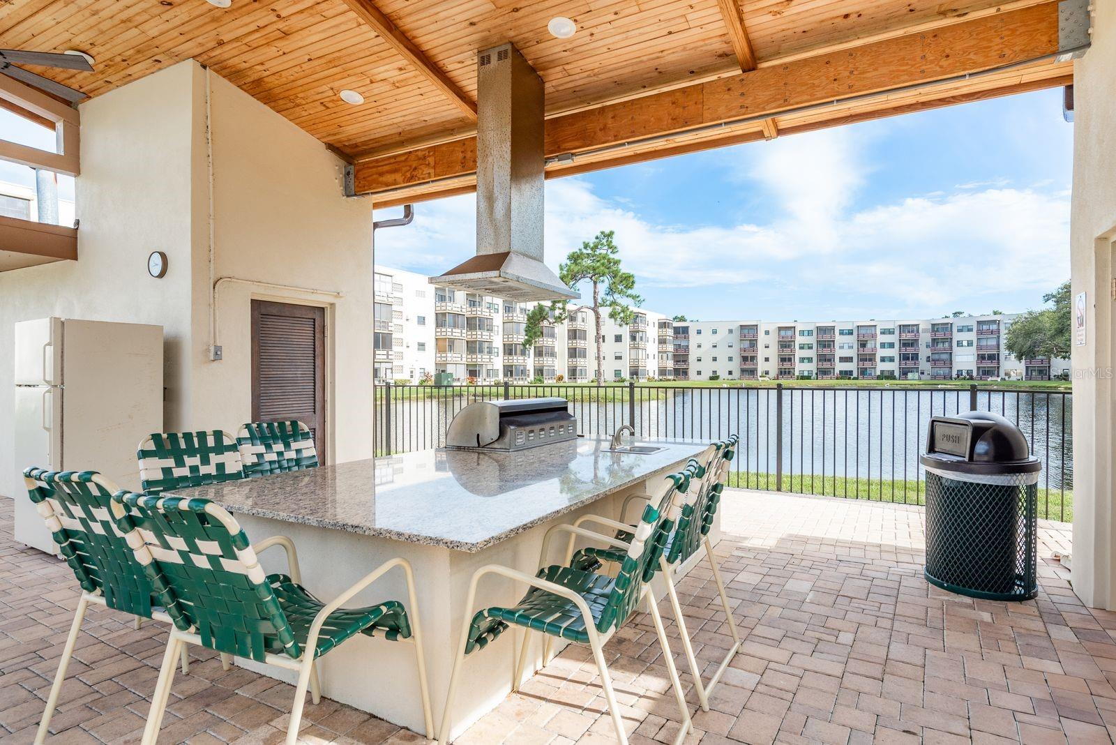 Grilling area