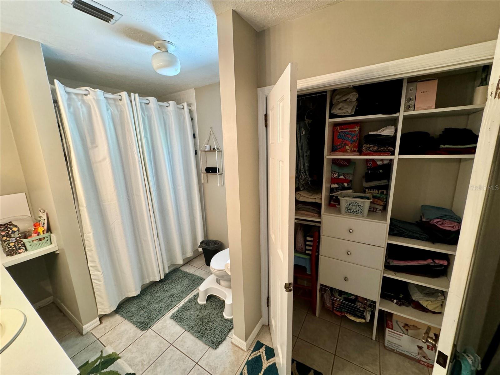 Extra Closet in 2nd Bedroom
