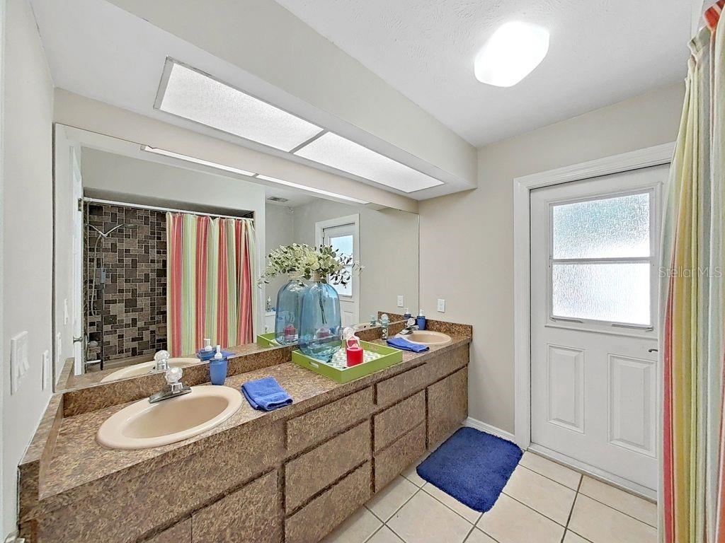 Additional Bathroom with Door to Outside