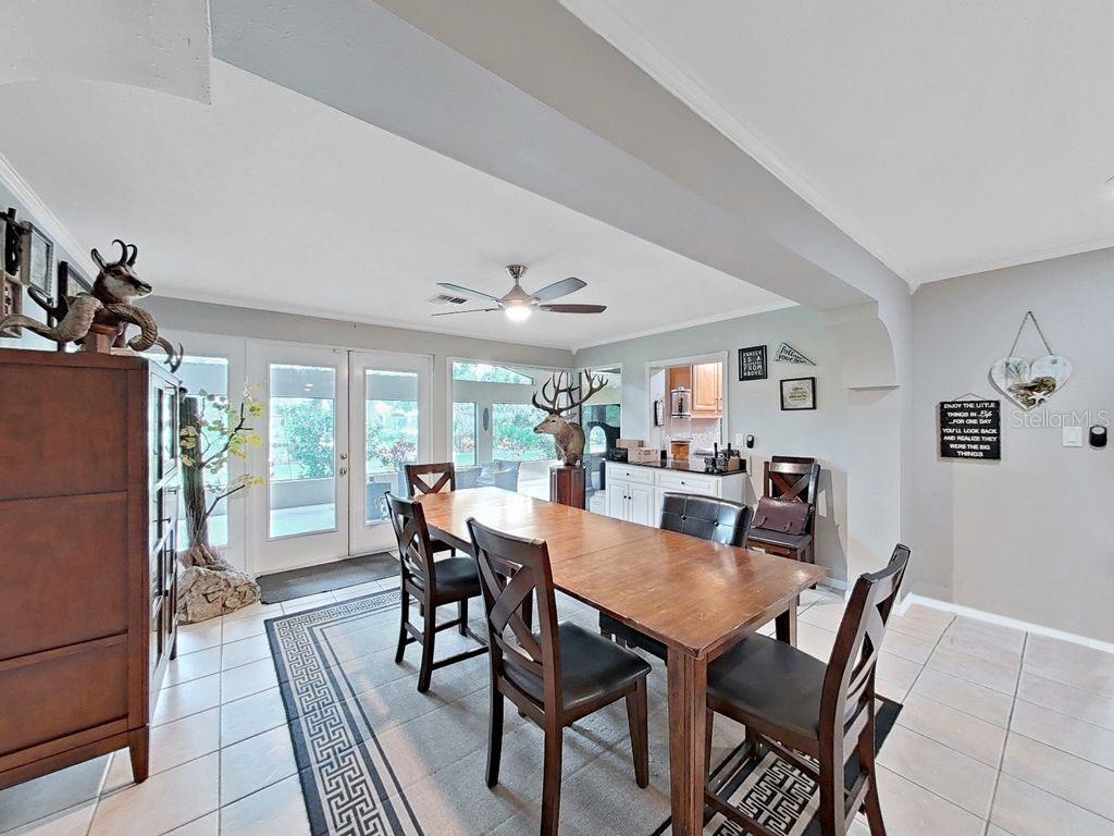 Dining Room with River View