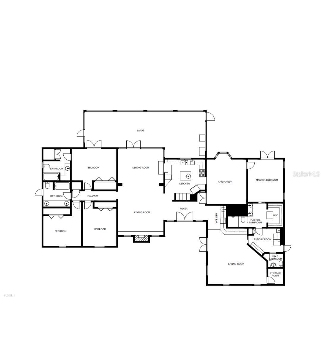 Floorplan to Main Home