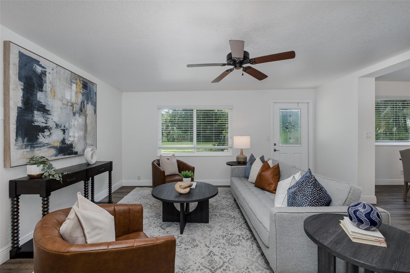 Family Room with access to .41 acre yard!