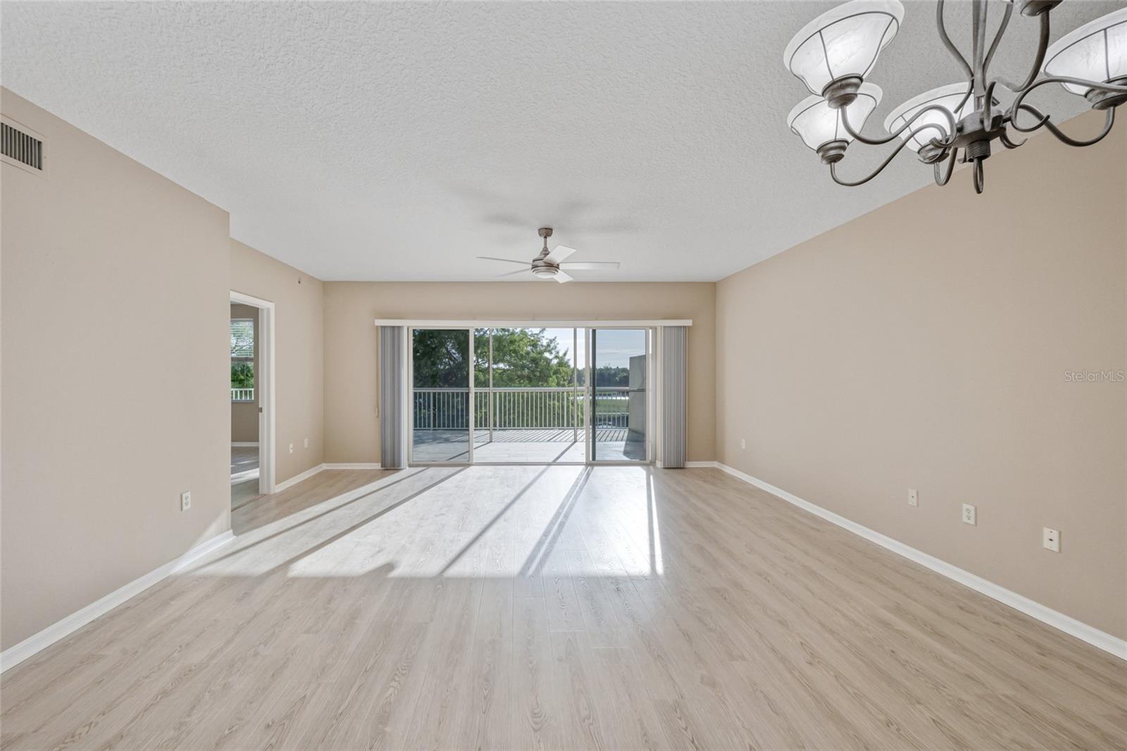 Living and Dining room.