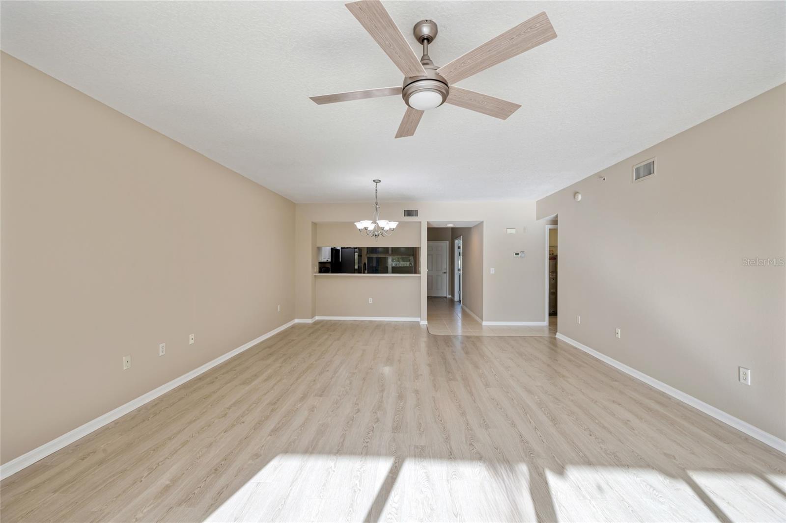 Living and Dining room.