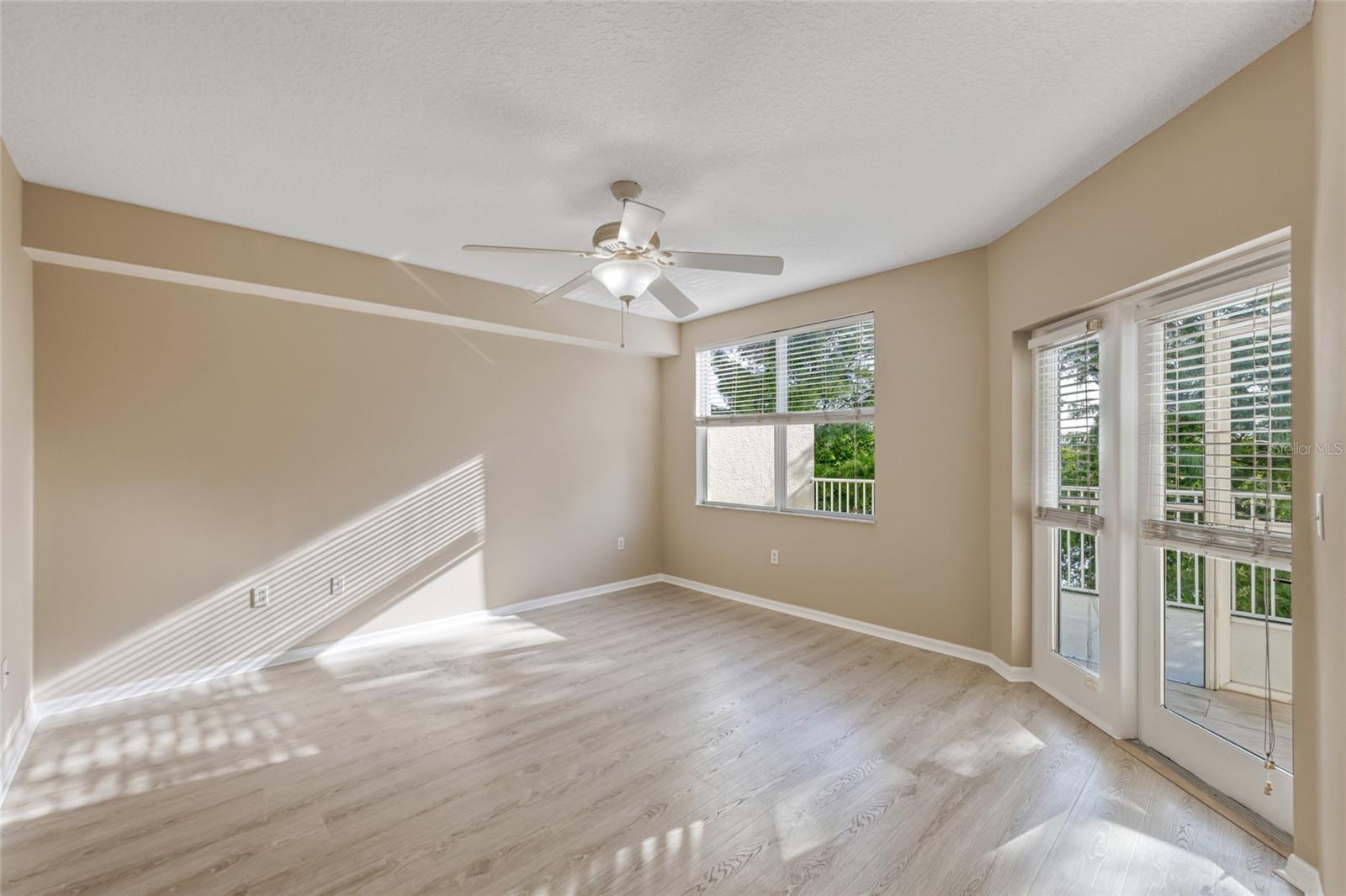 Primary Bedroom with fabulous natural light.