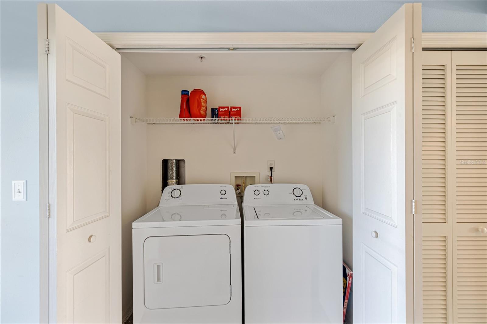 Laundry Closet.