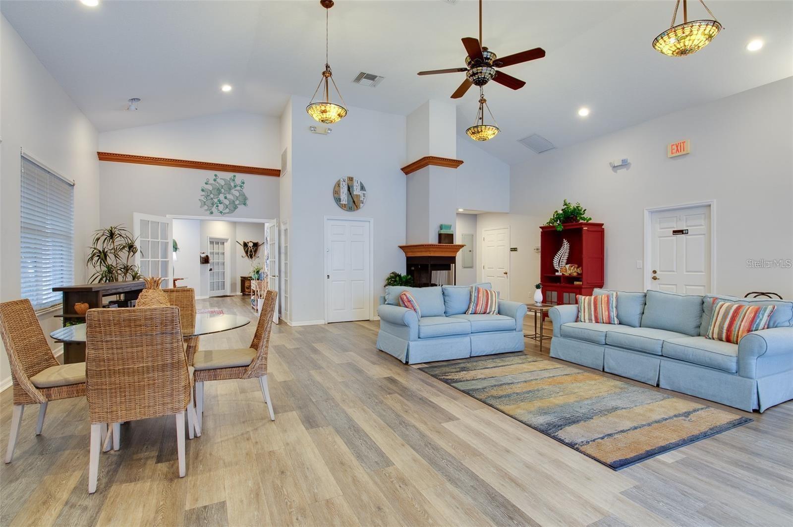 Recently renovated clubhouse.