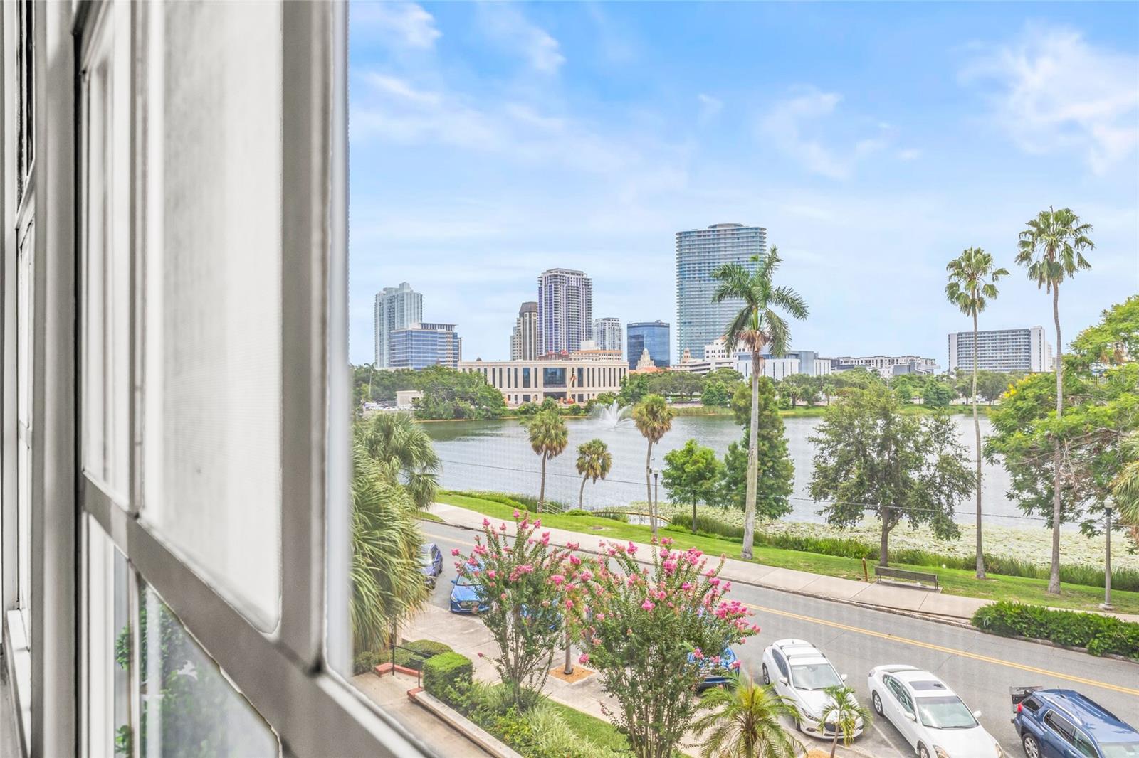There are amazing Lake views from the living room, master bedroom and guest bedroom