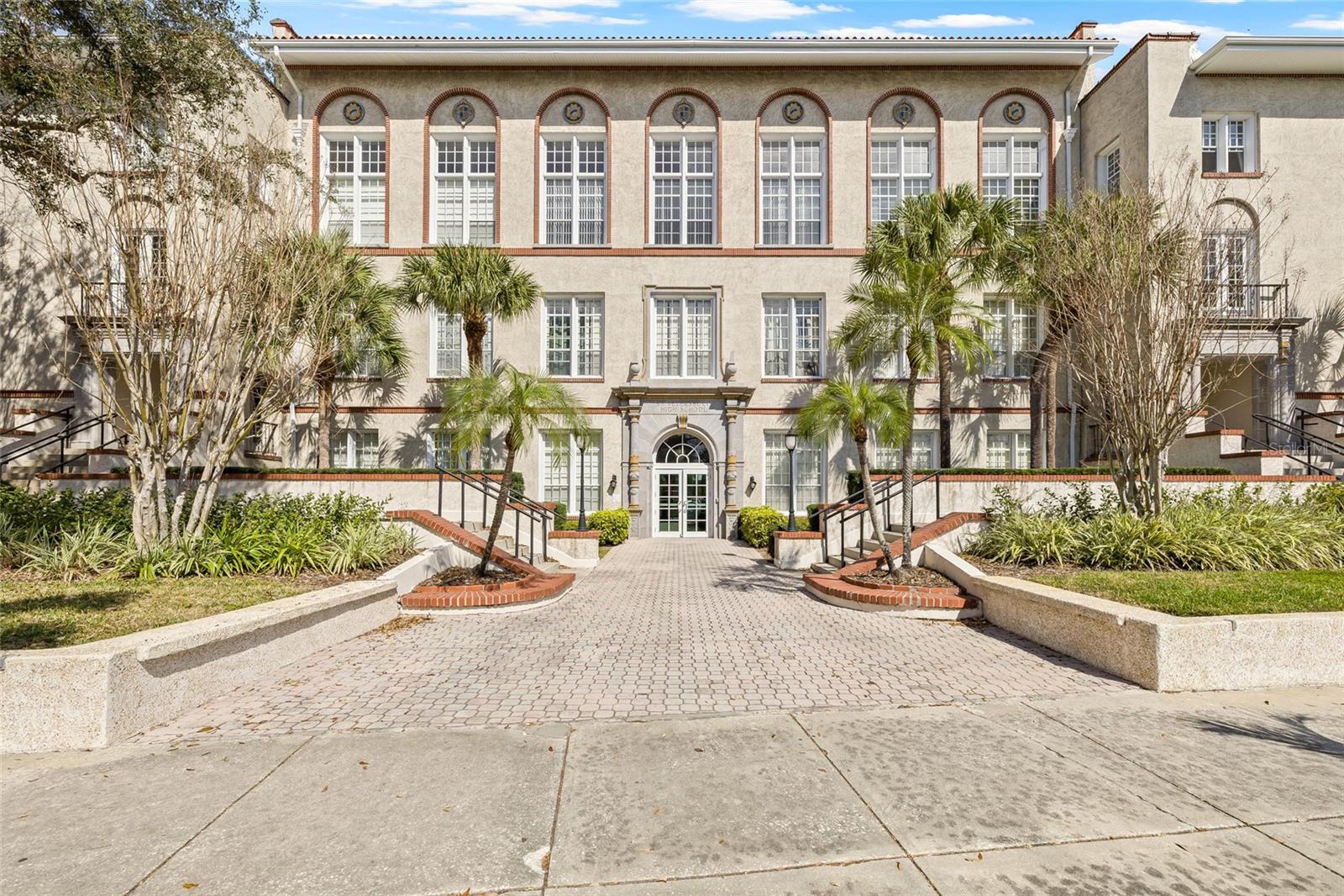 View of the front of the Condo