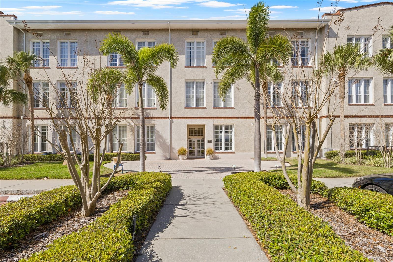 Side Entrance to the Building