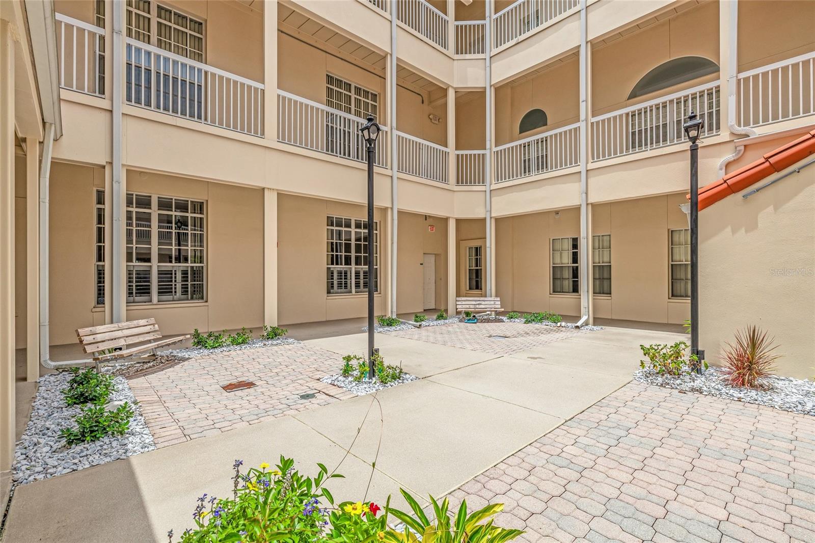 Relaxing Courtyard