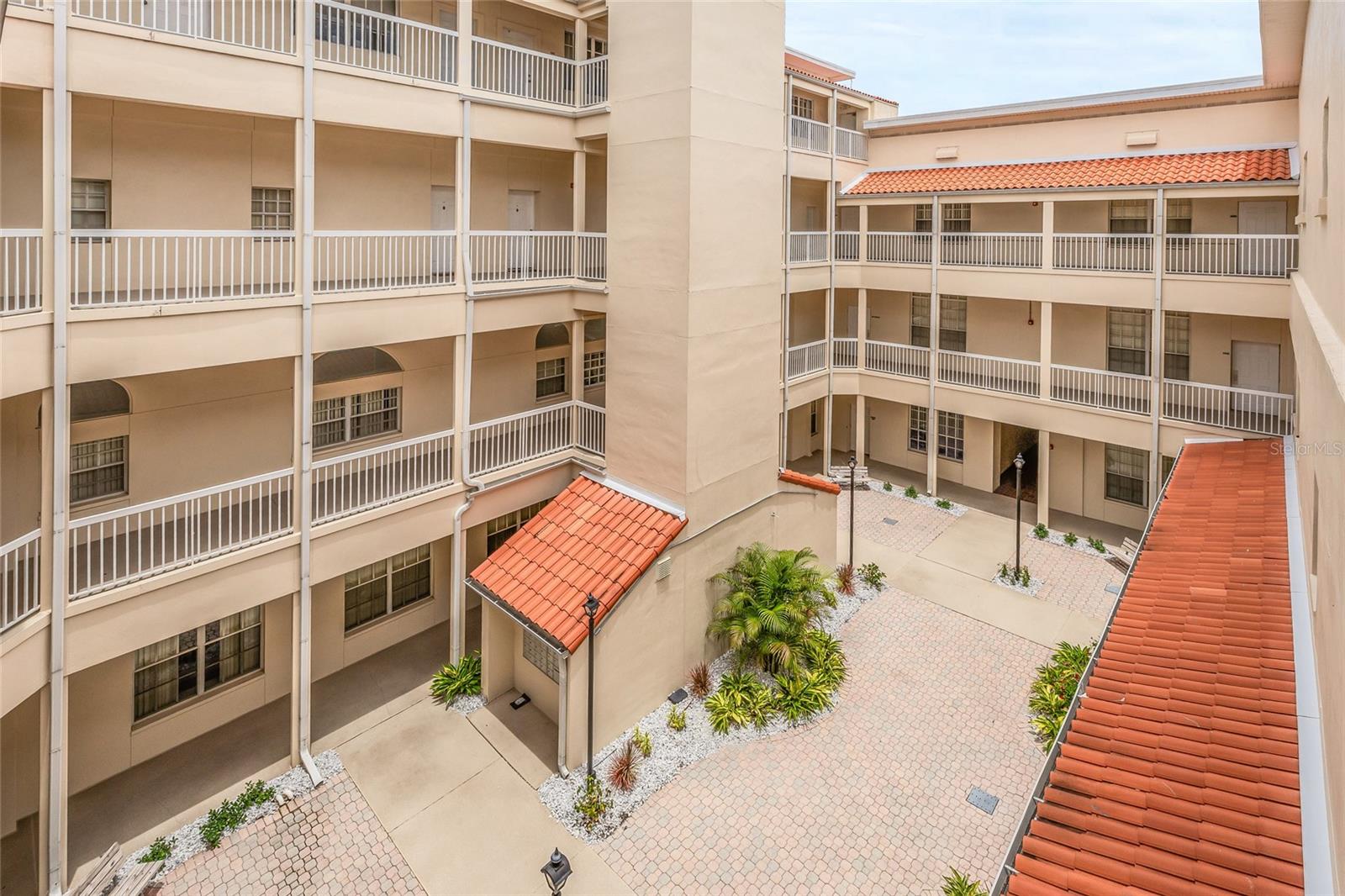 Ariel View 2 of the Courtyard