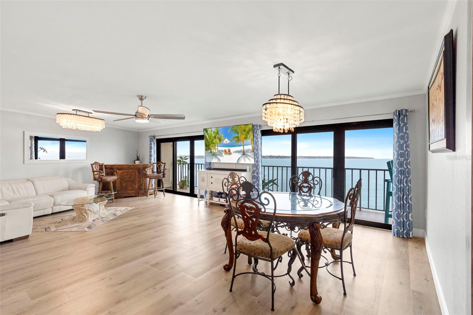 Dining and living Room  view