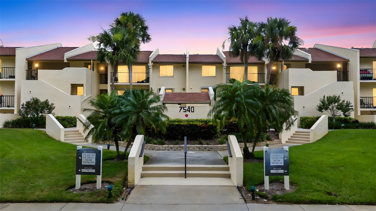 Twilight View -Front of Building