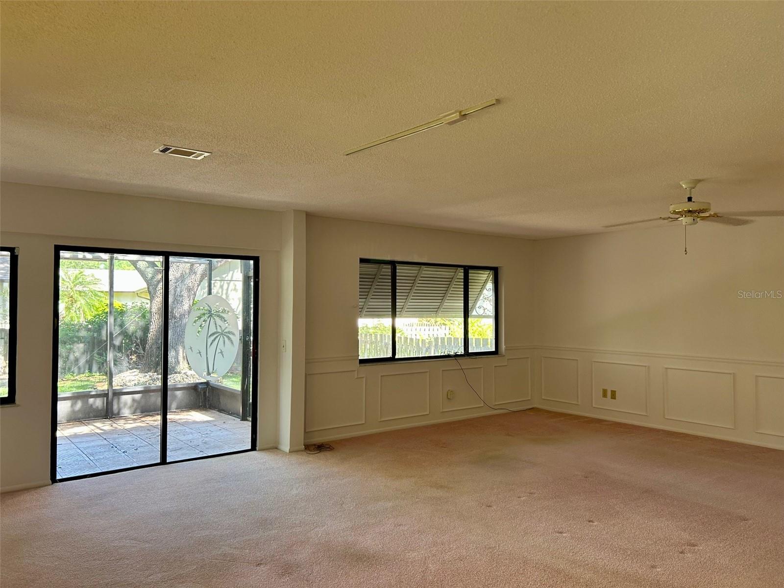 Spacious Great Room With Sliders To Covered Porch