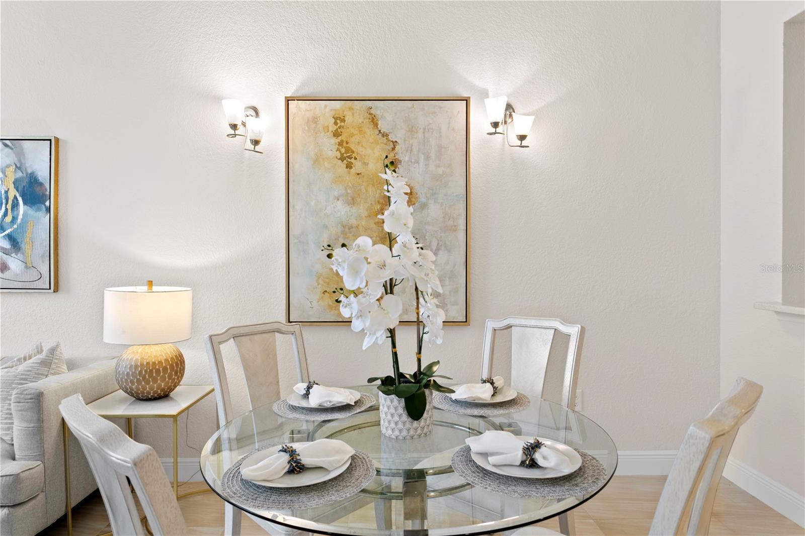 Plenty of room to set up your dining table—ideal for casual dinners or hosting friends. What's for dinner?