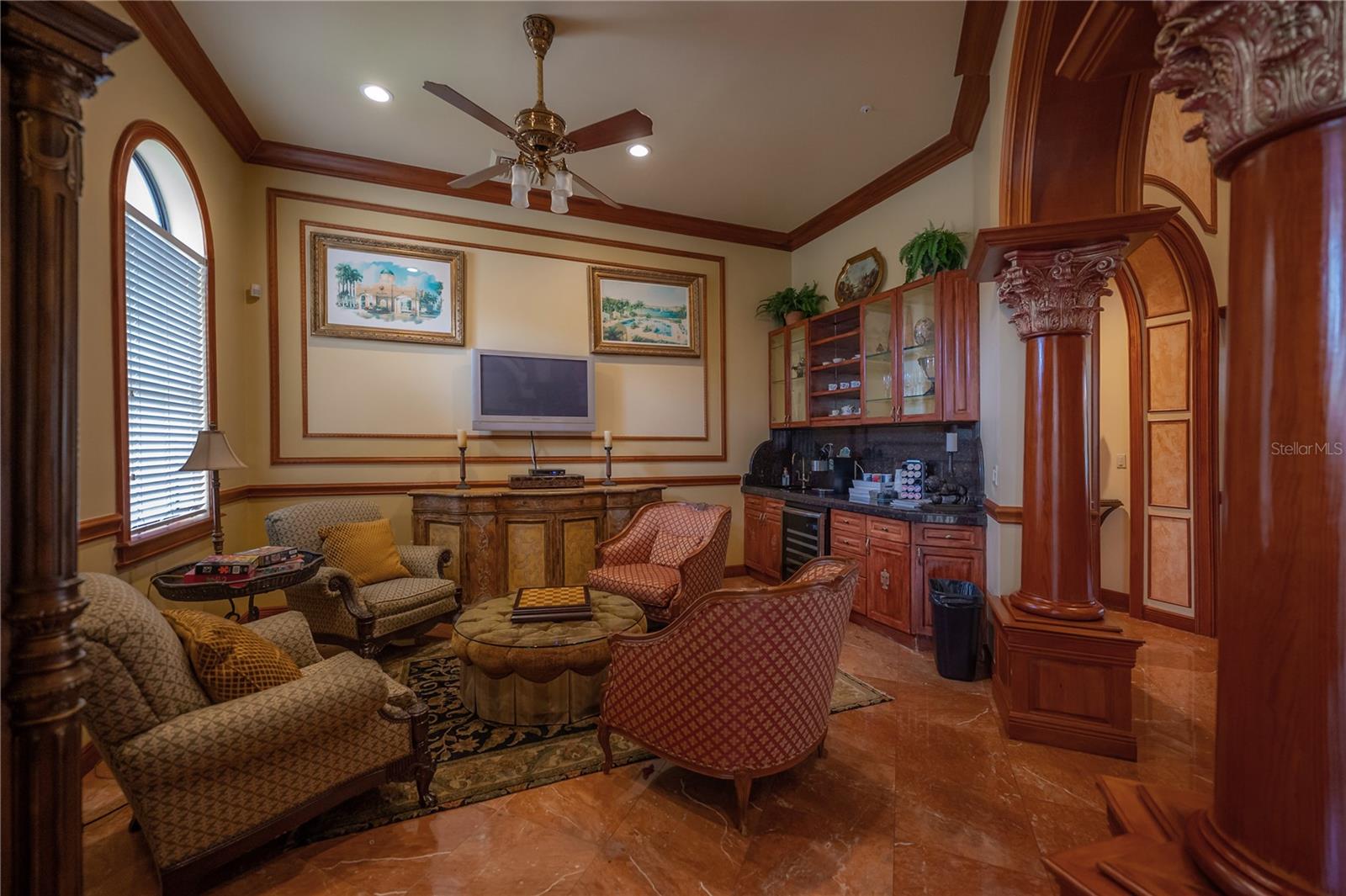 Front seating area in the Clubhouse