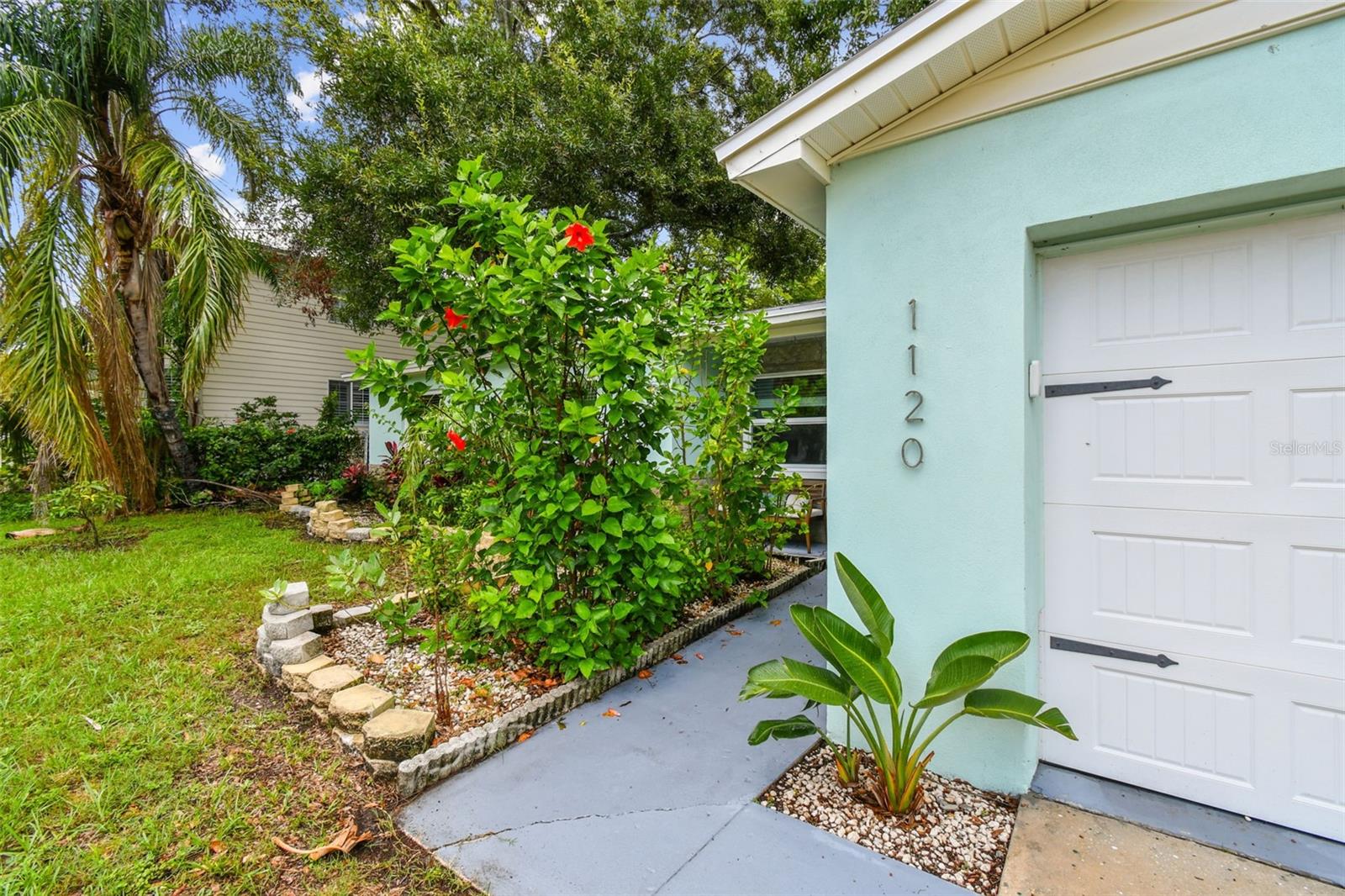 This home offers a fully-functional one-car garage.