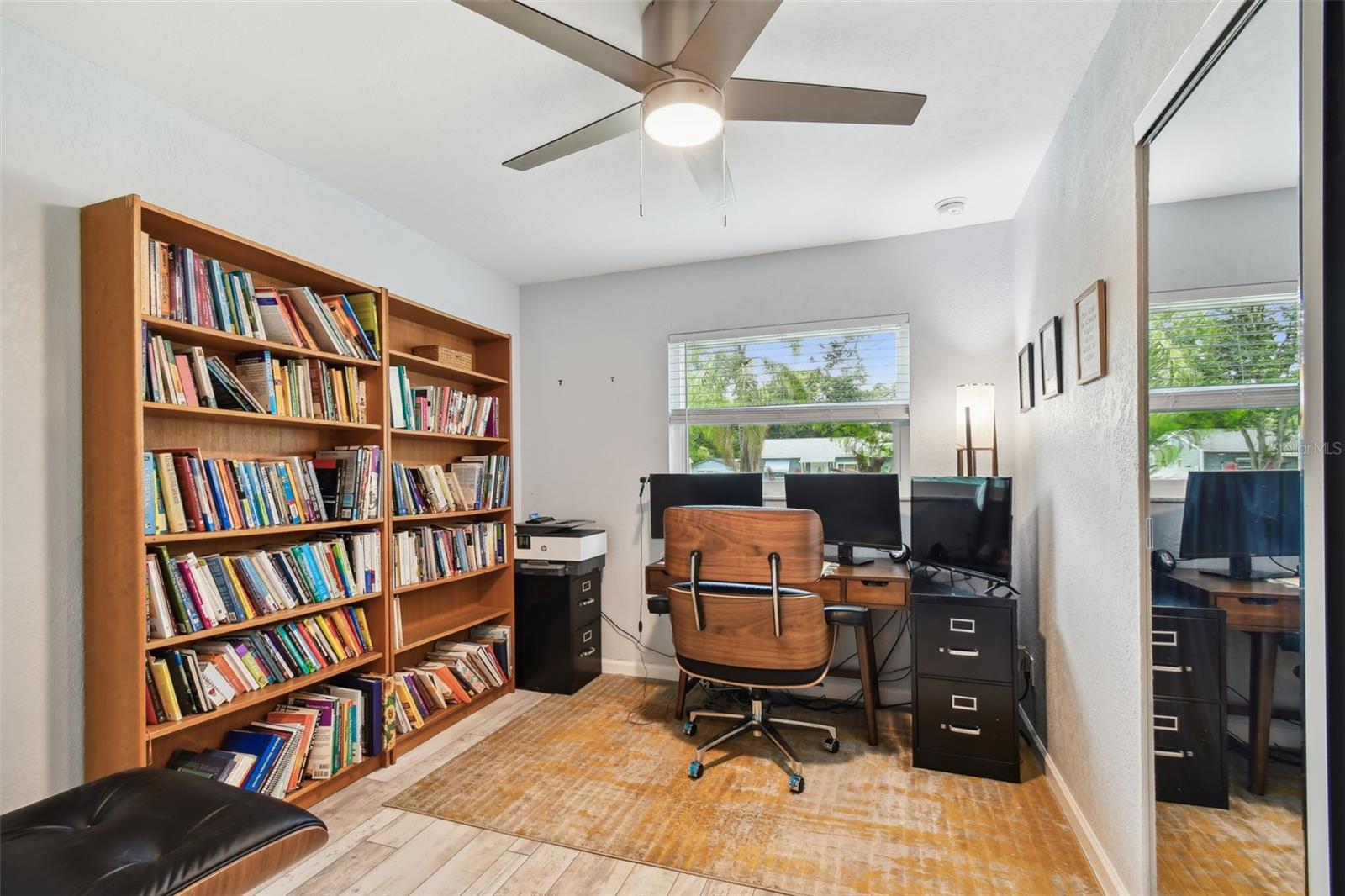 Bedroom #2 is currently used as an office.