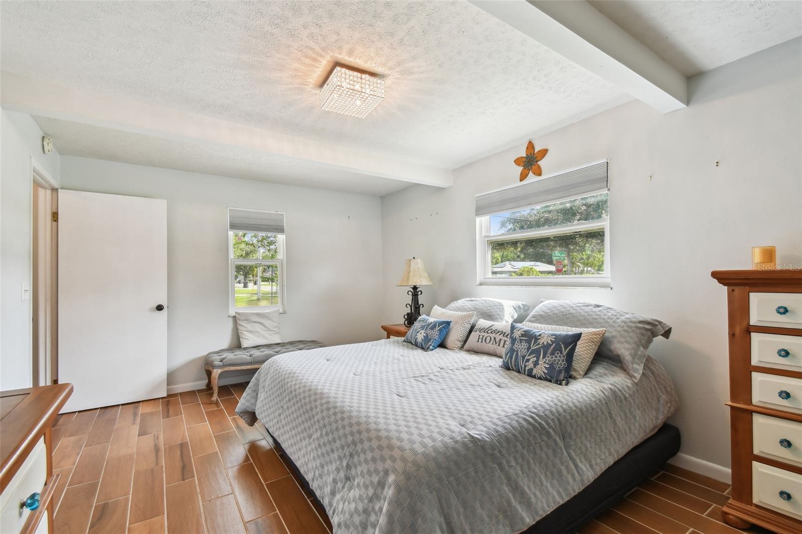 Bright and airy Primary Bedroom