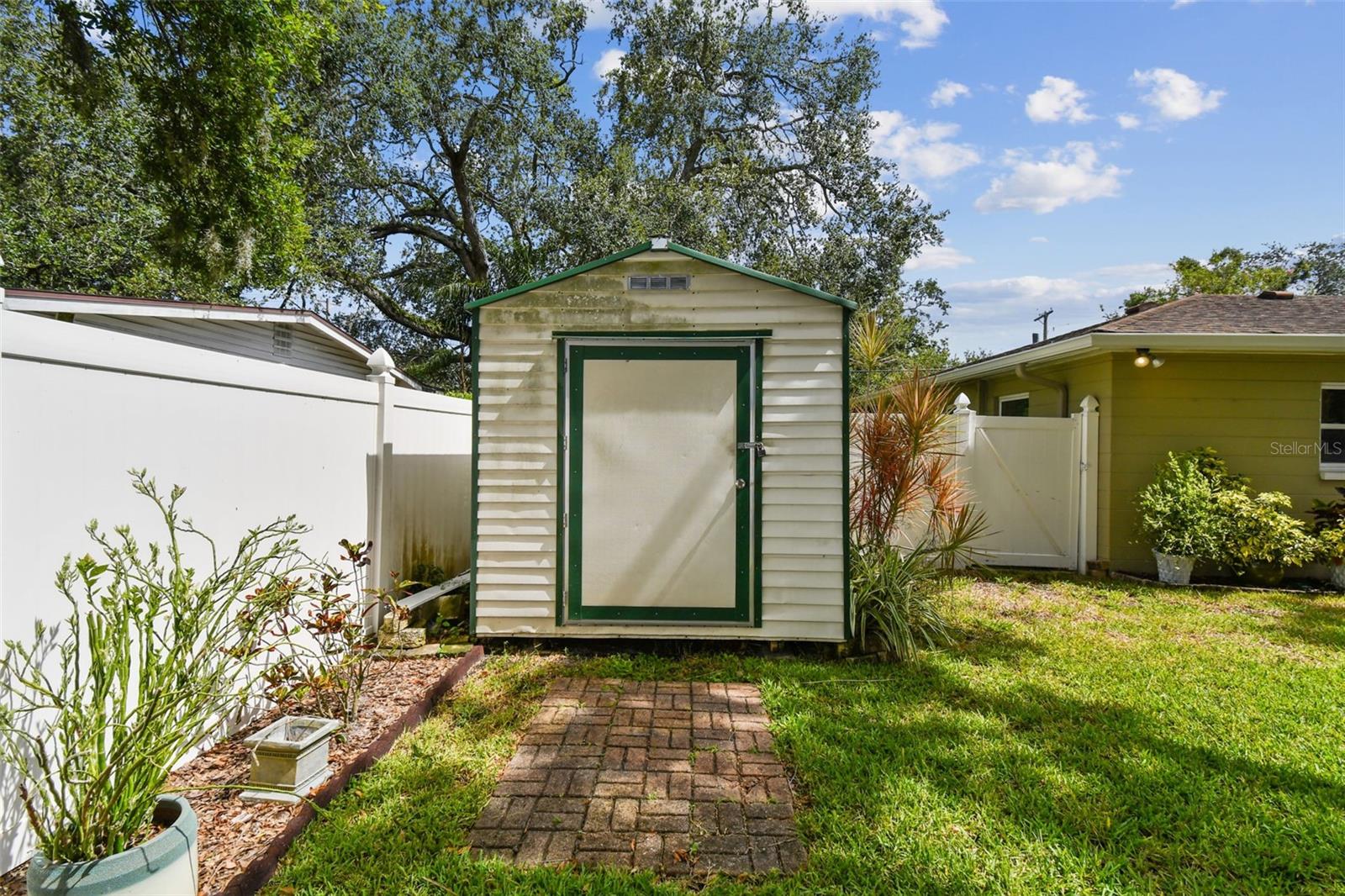 Outside storage