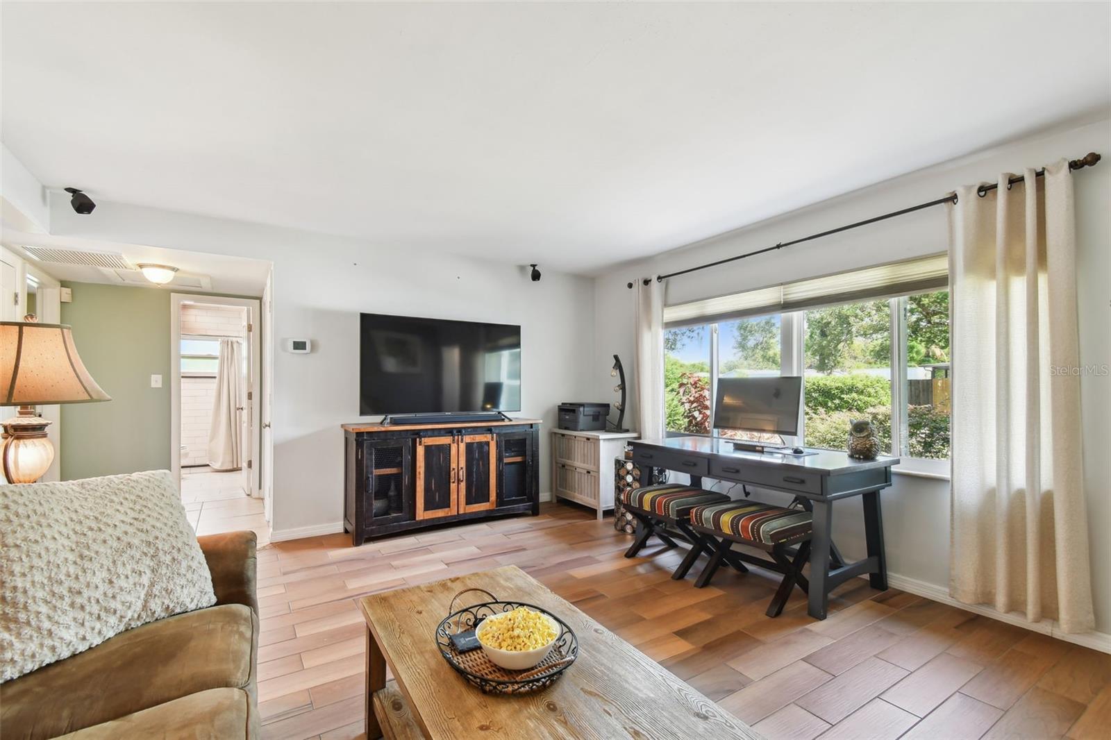 Plenty of natural light in Family Room