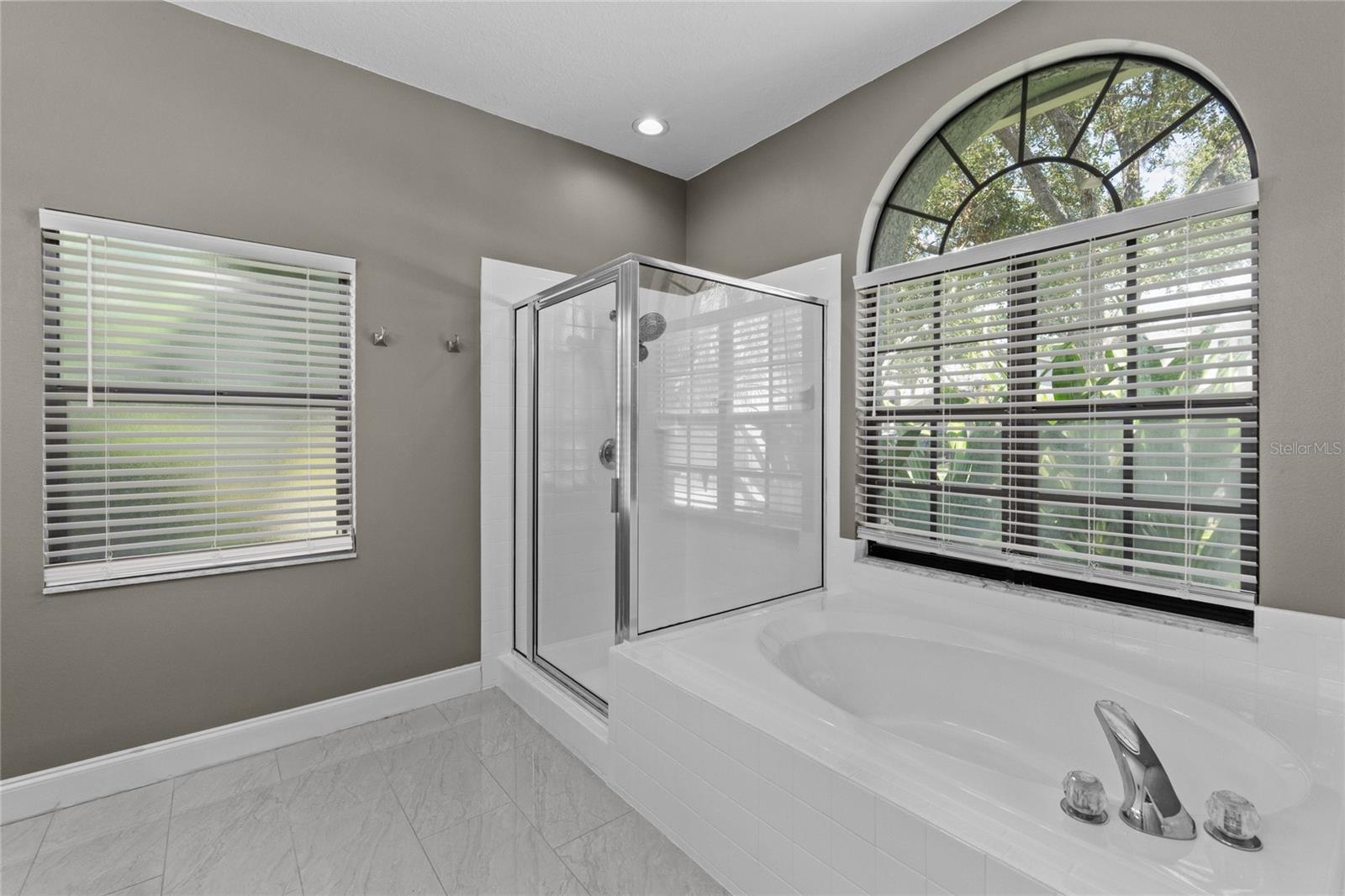 Shower & tub freshly glazed July 2025