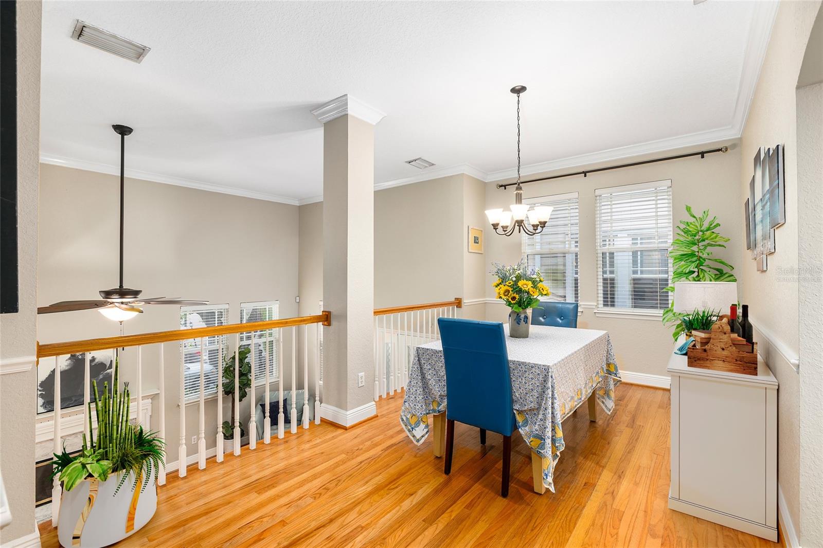 Virtually Staged Formal Dining Area