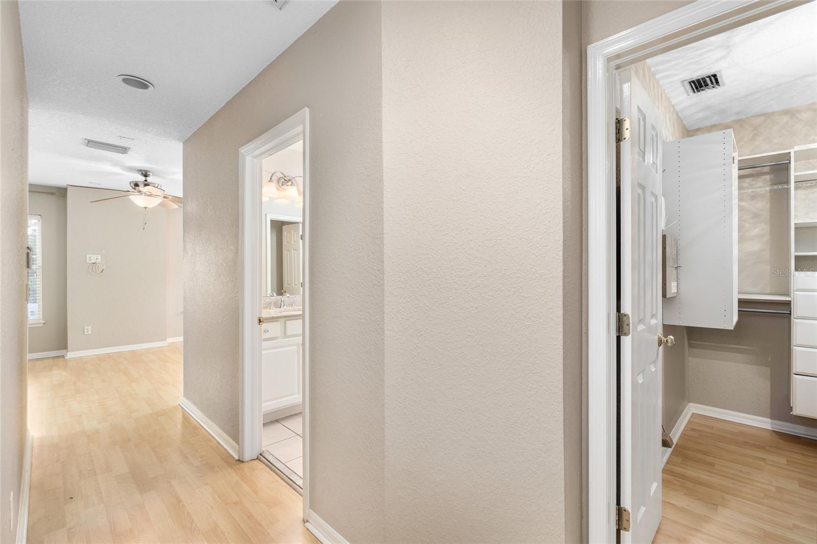 The primary suite is an oasis!