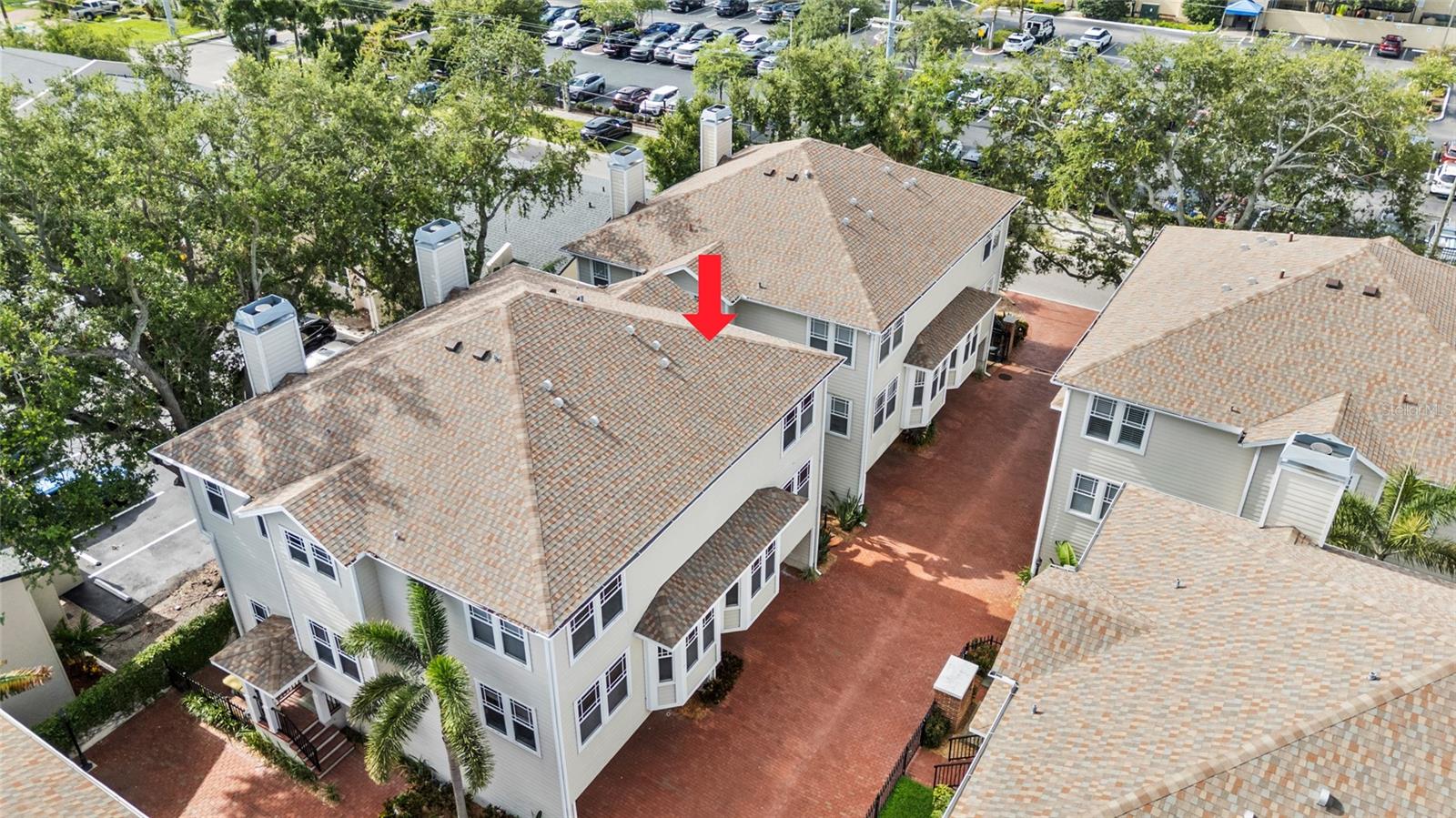 Set back from the main street