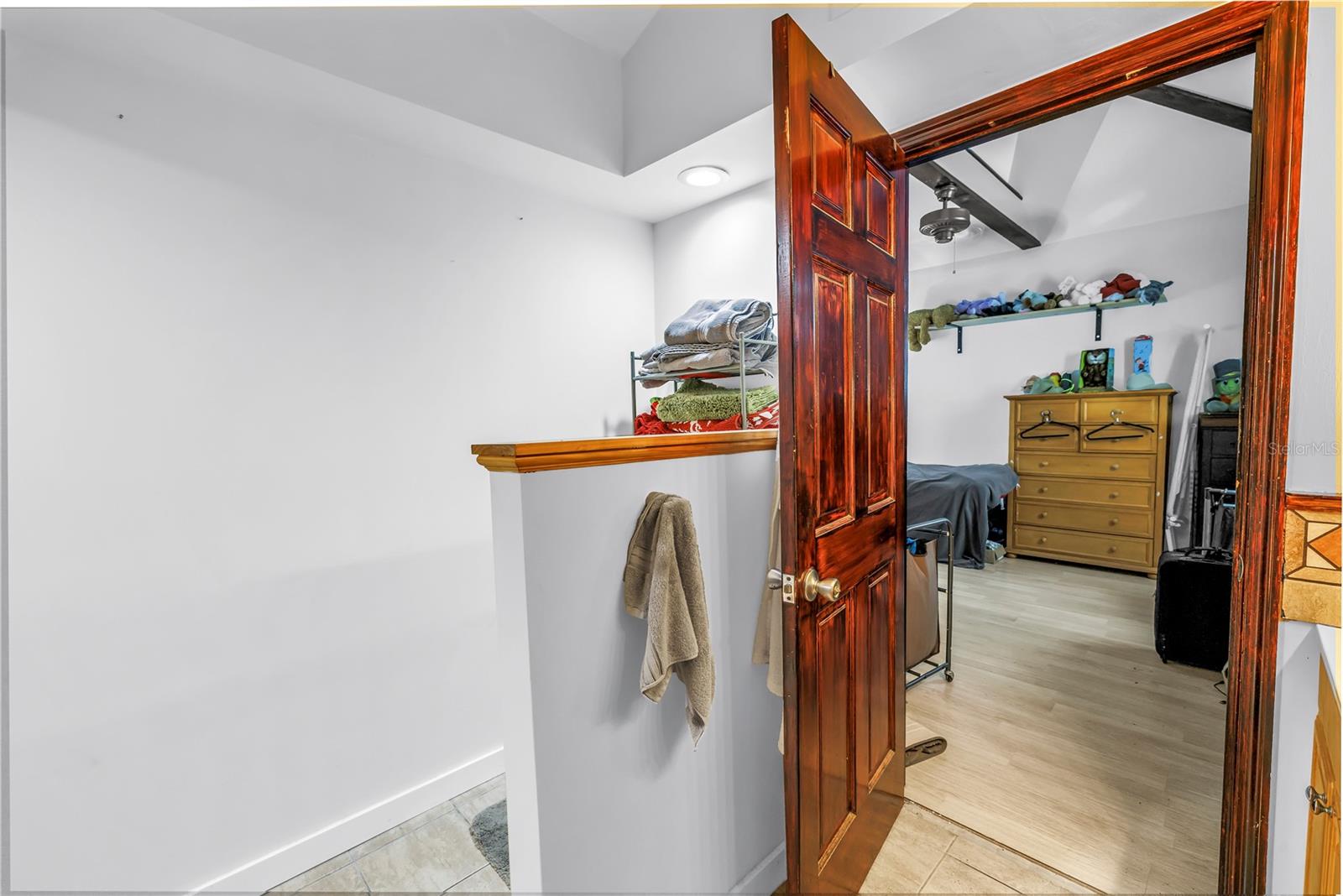 Bath connects to 4th bedroom