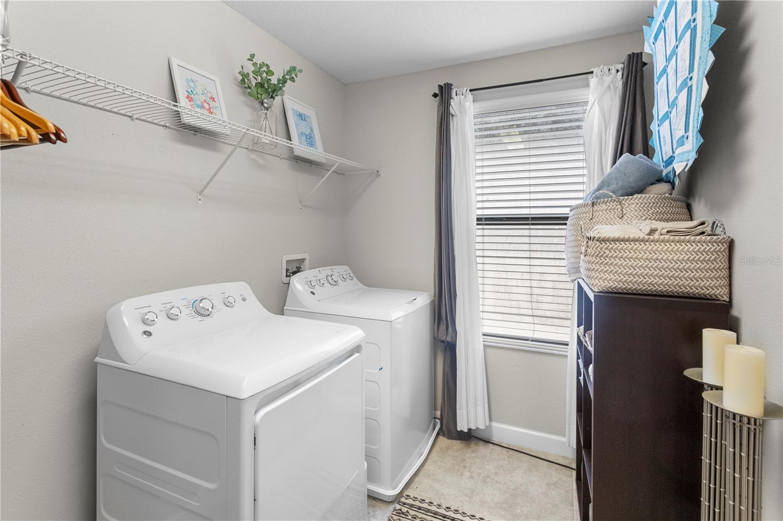 Washer/ Dryer Closet outside Primary Bedroom