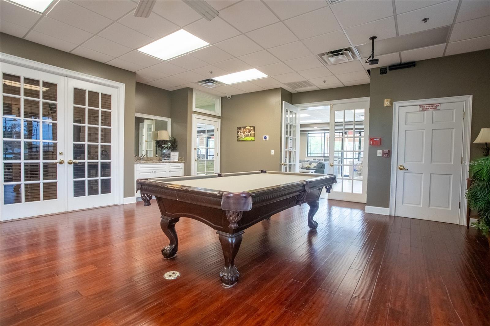 Billards Room In Clubhouse