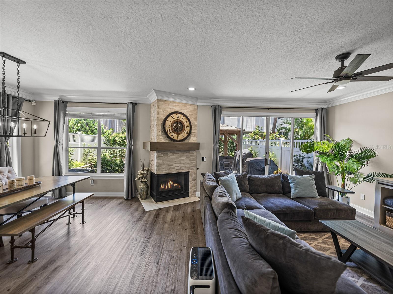 Great Room with Gas Fireplace