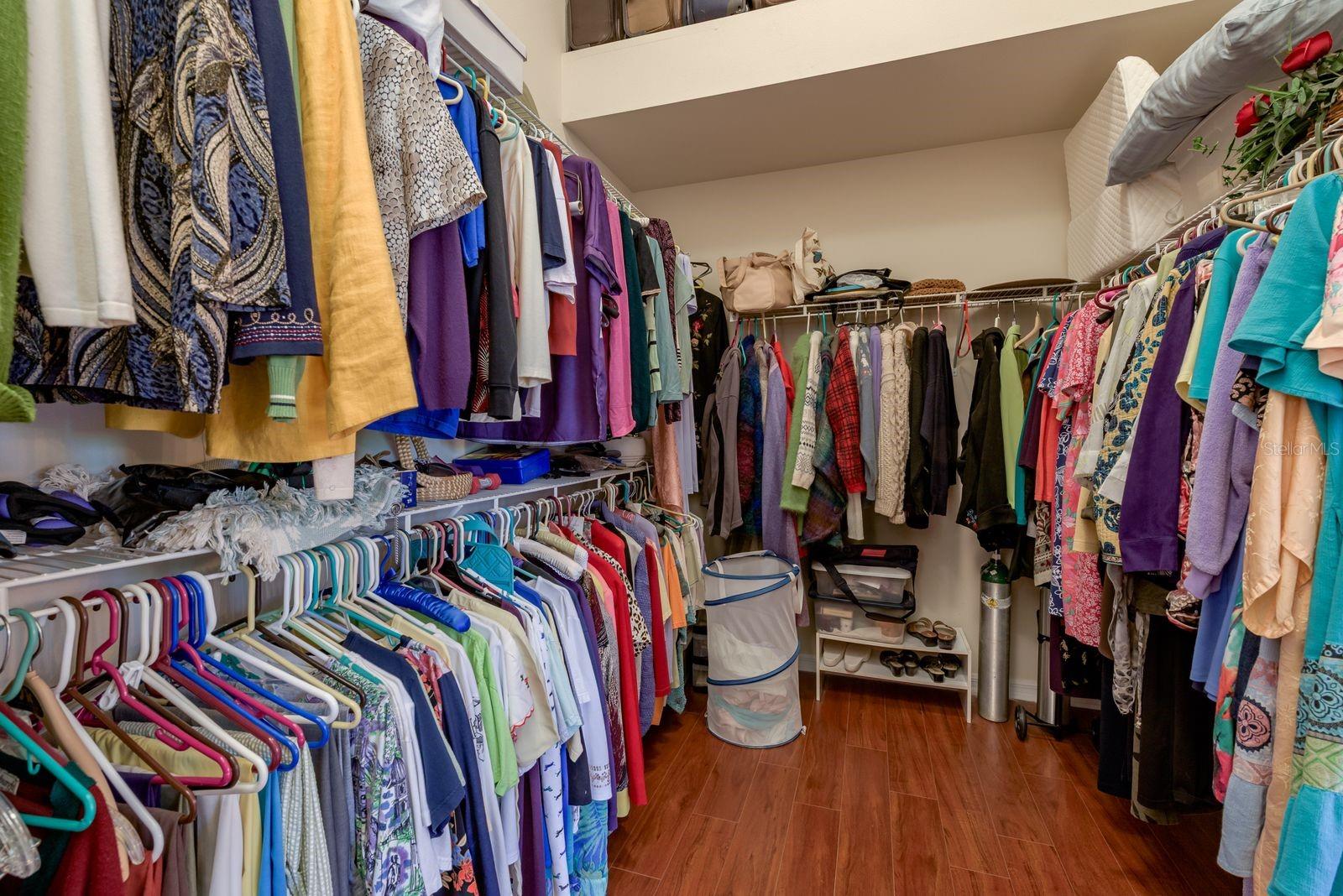 Master closet