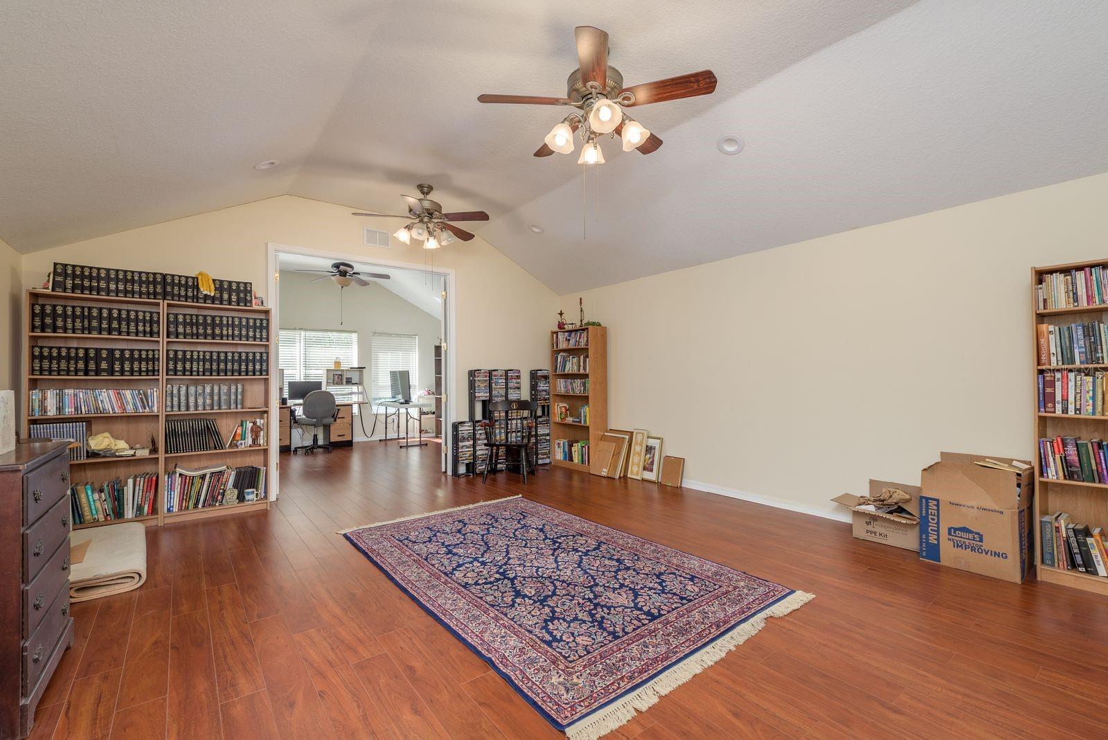 Upstairs bonus room