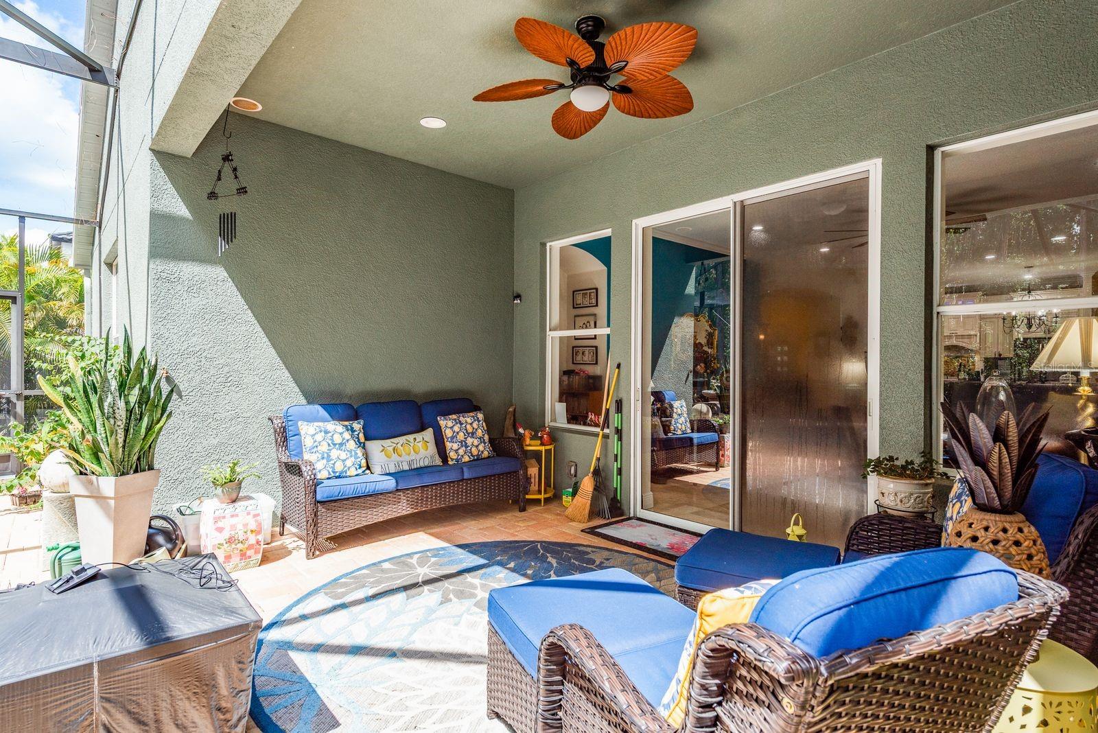 Rear patio