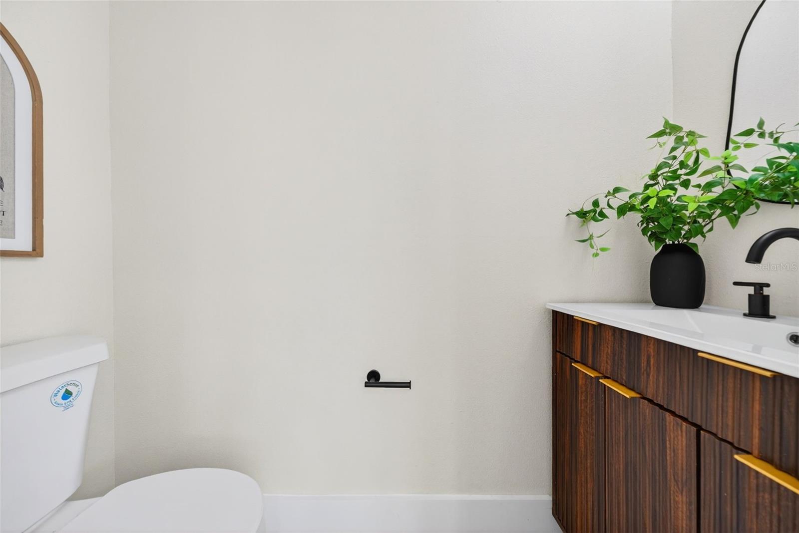 Half Bath off Bonus Room/Office
