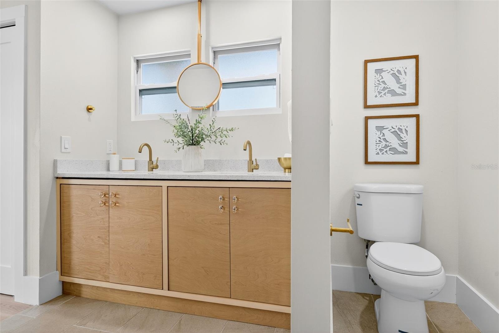 Primary Bath with Wet Room