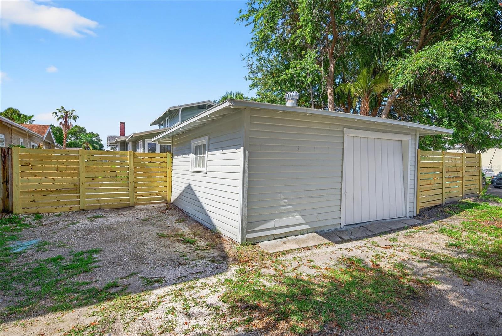Detached Garage with Alley Access