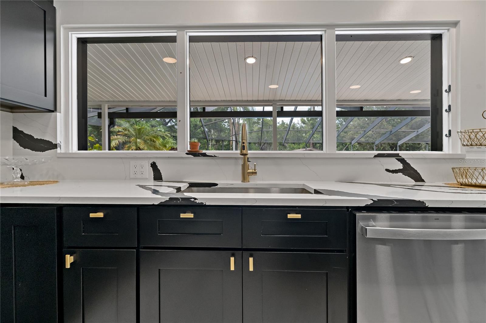 Views of your Private Oasis from your Kitchen