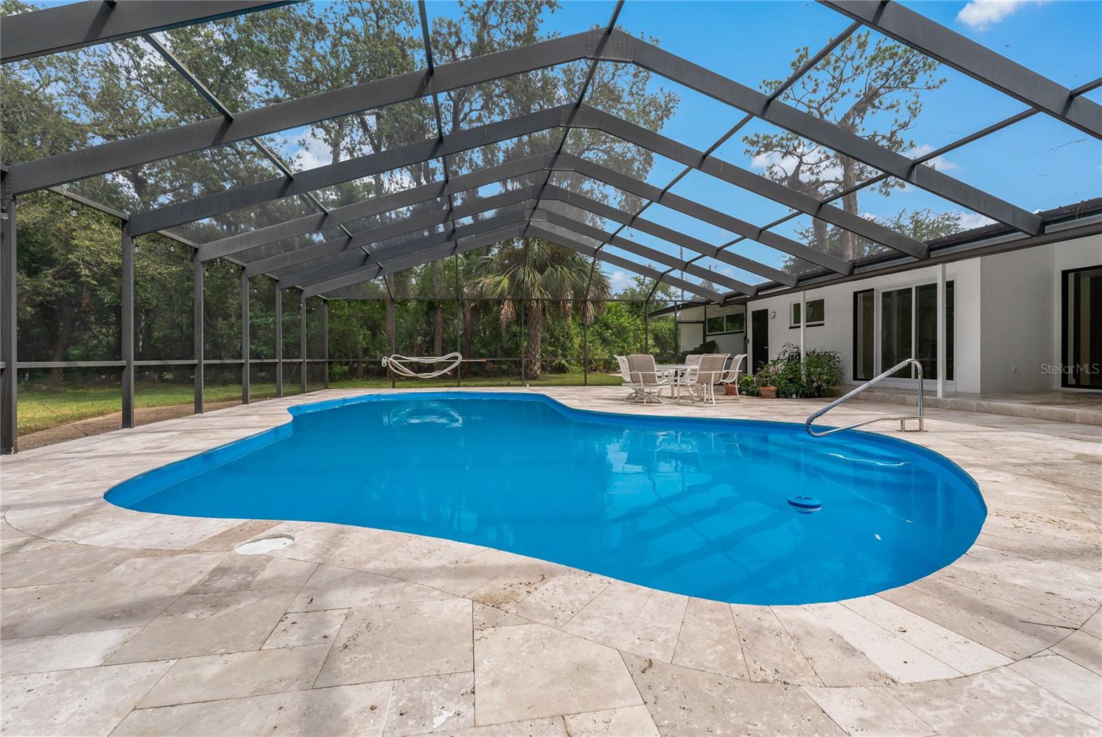 Pool is 12ft. at its deepest point!
