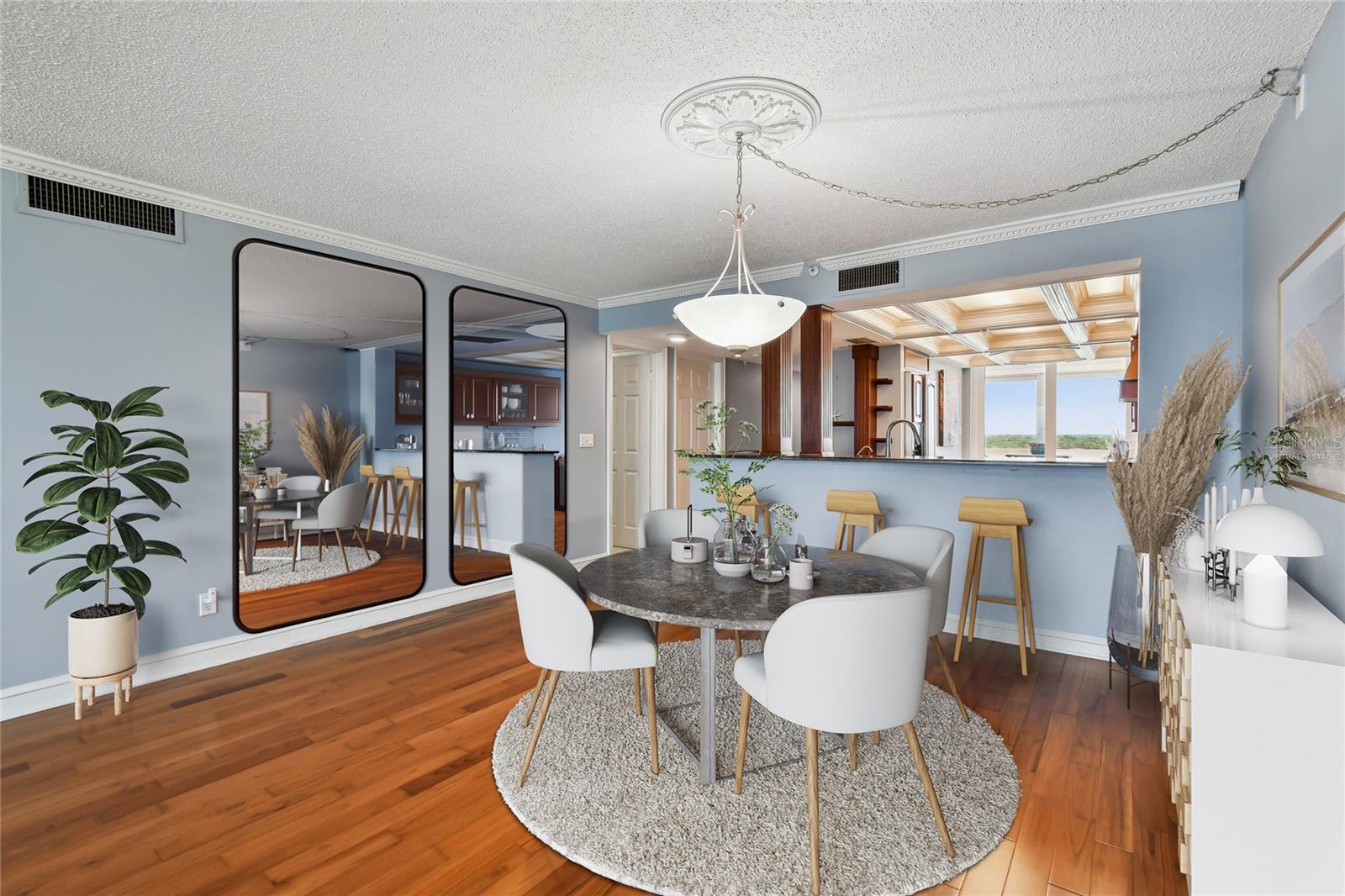 Formal Dining Space- Virtually Staged