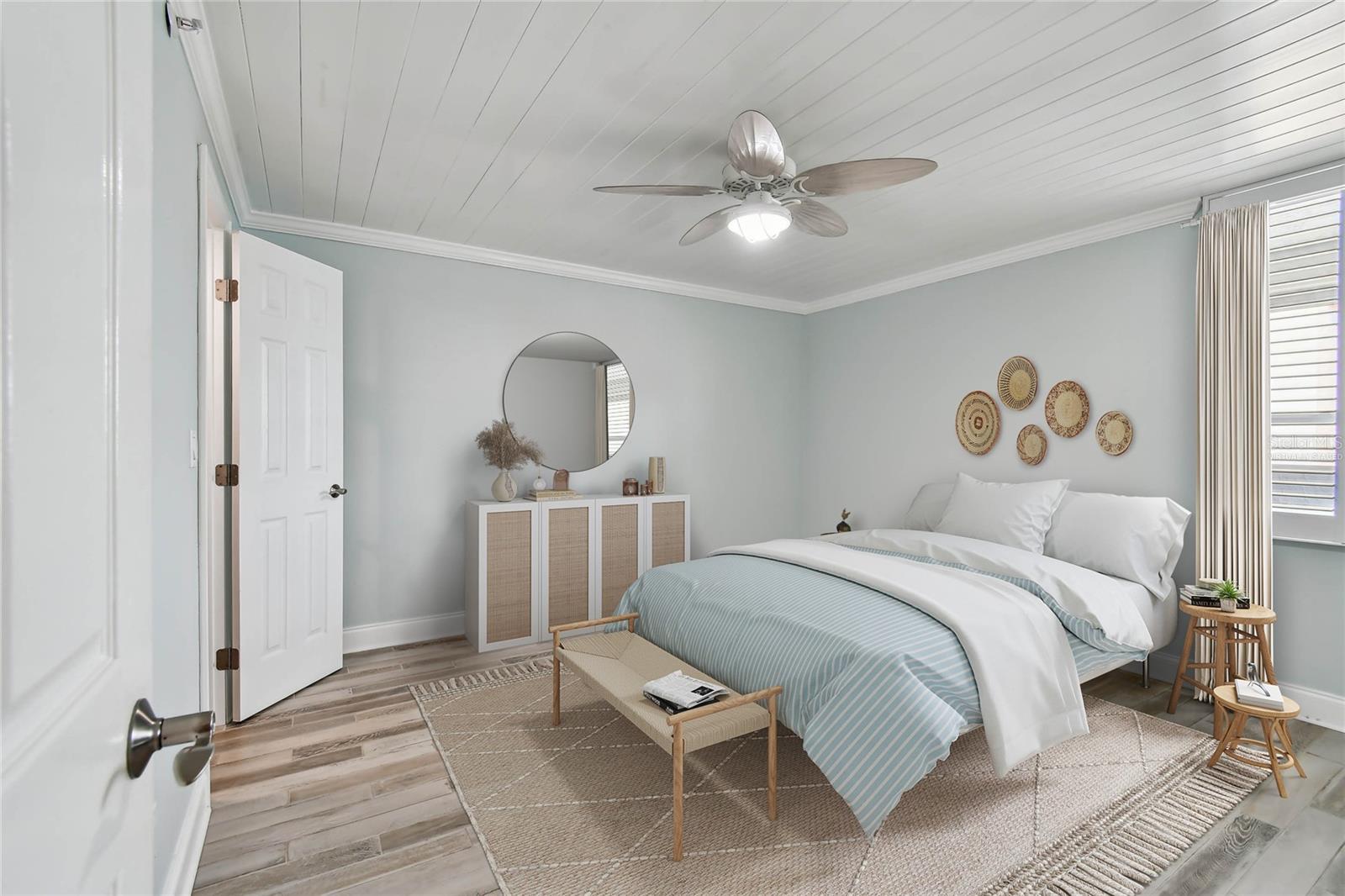 Guest Bedroom-Virtually Staged